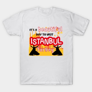 Travel to Beautiful Istanbul in Turkey. Gift ideas for the travel enthusiast available on t-shirts, stickers, mugs, and phone cases, among other things. T-Shirt